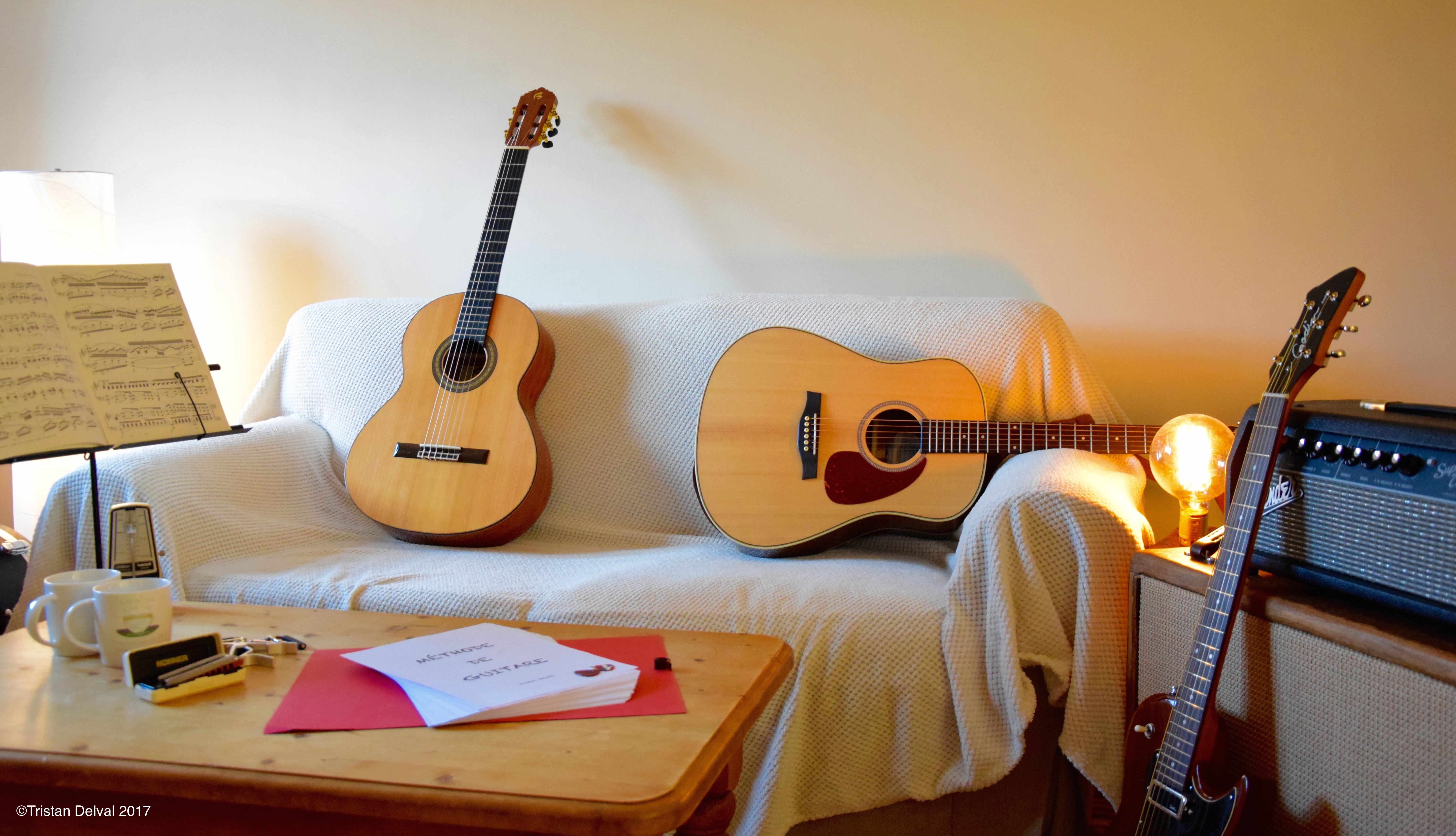 Guitar lesson session