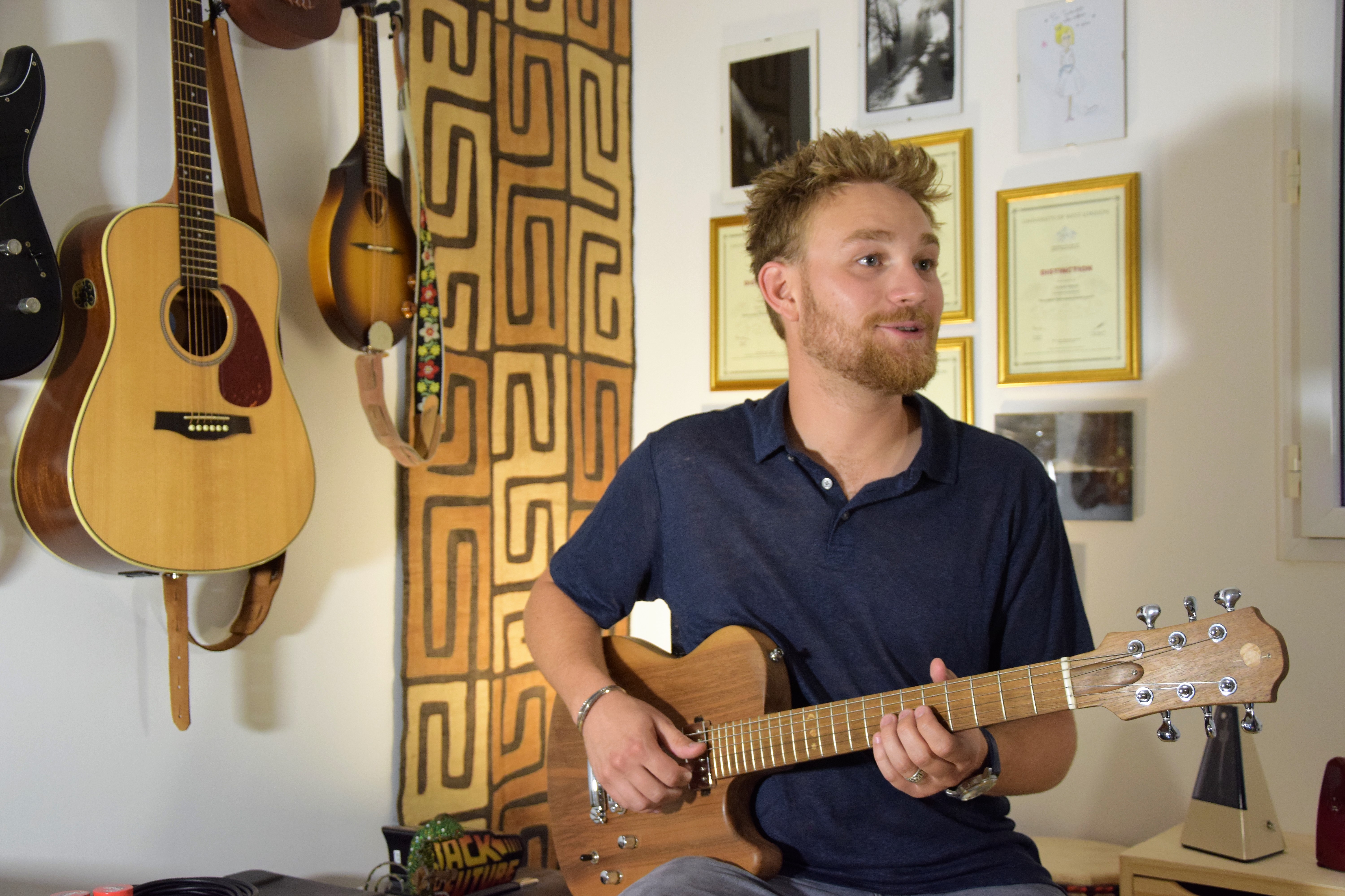 Tristan Delval, professeur de guitare